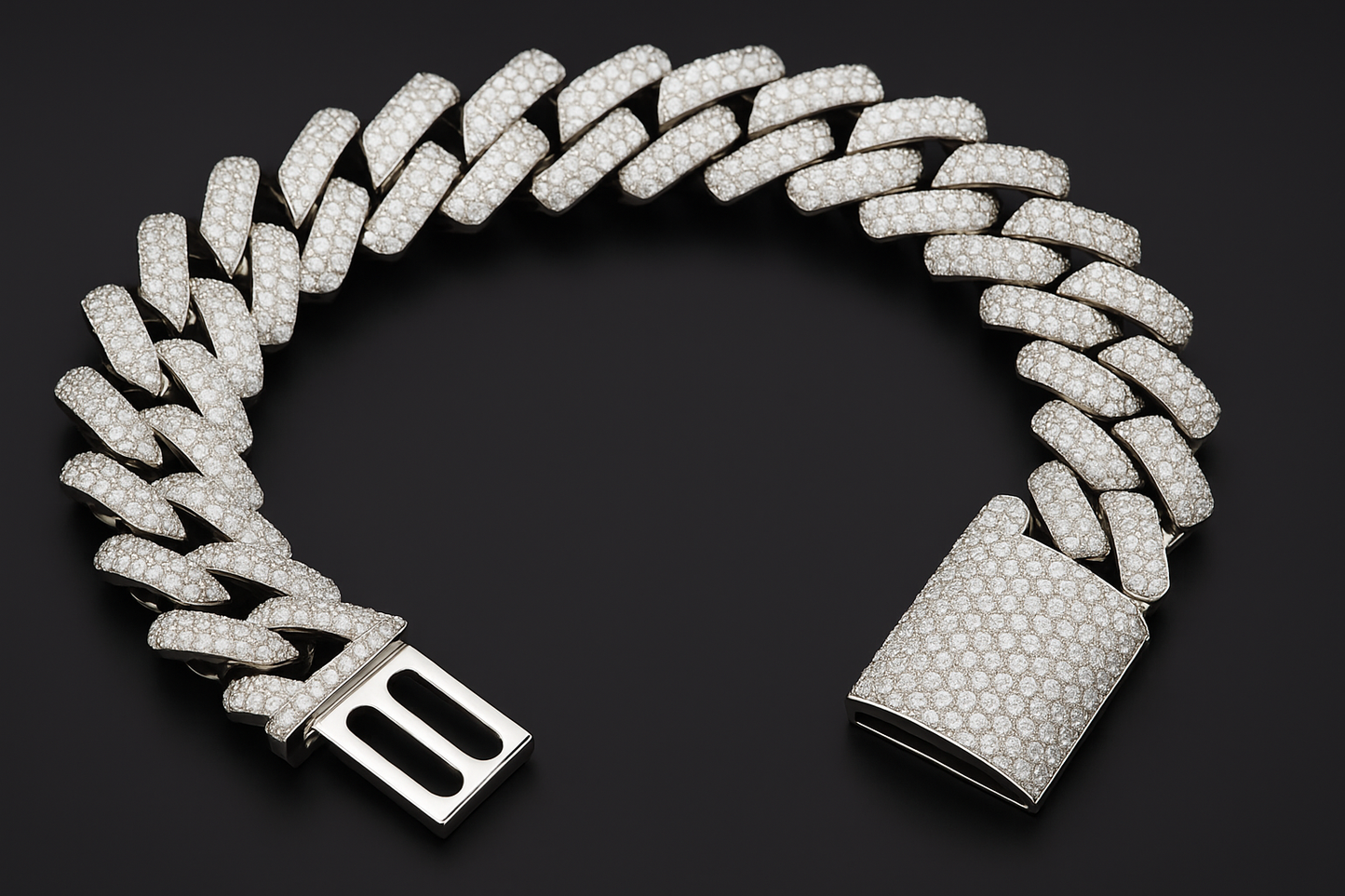 20mm Cuban Tennis Chain Bracelets for Men