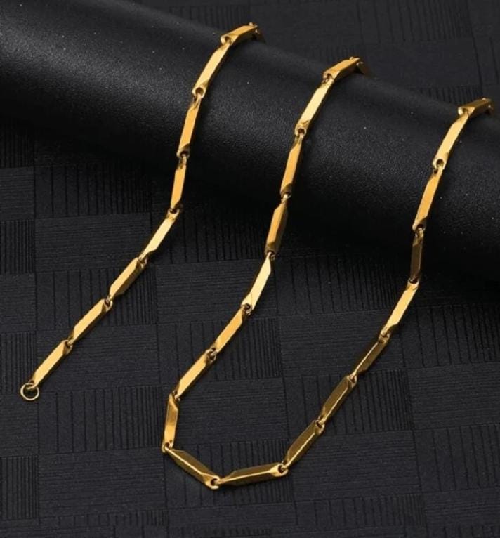 DualTone Stainless Steel Chian for Men