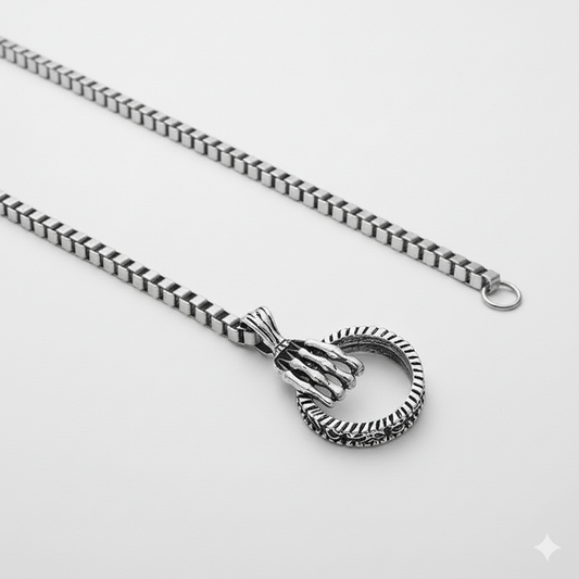 Skeleton Hold Loop Pendant for Men's