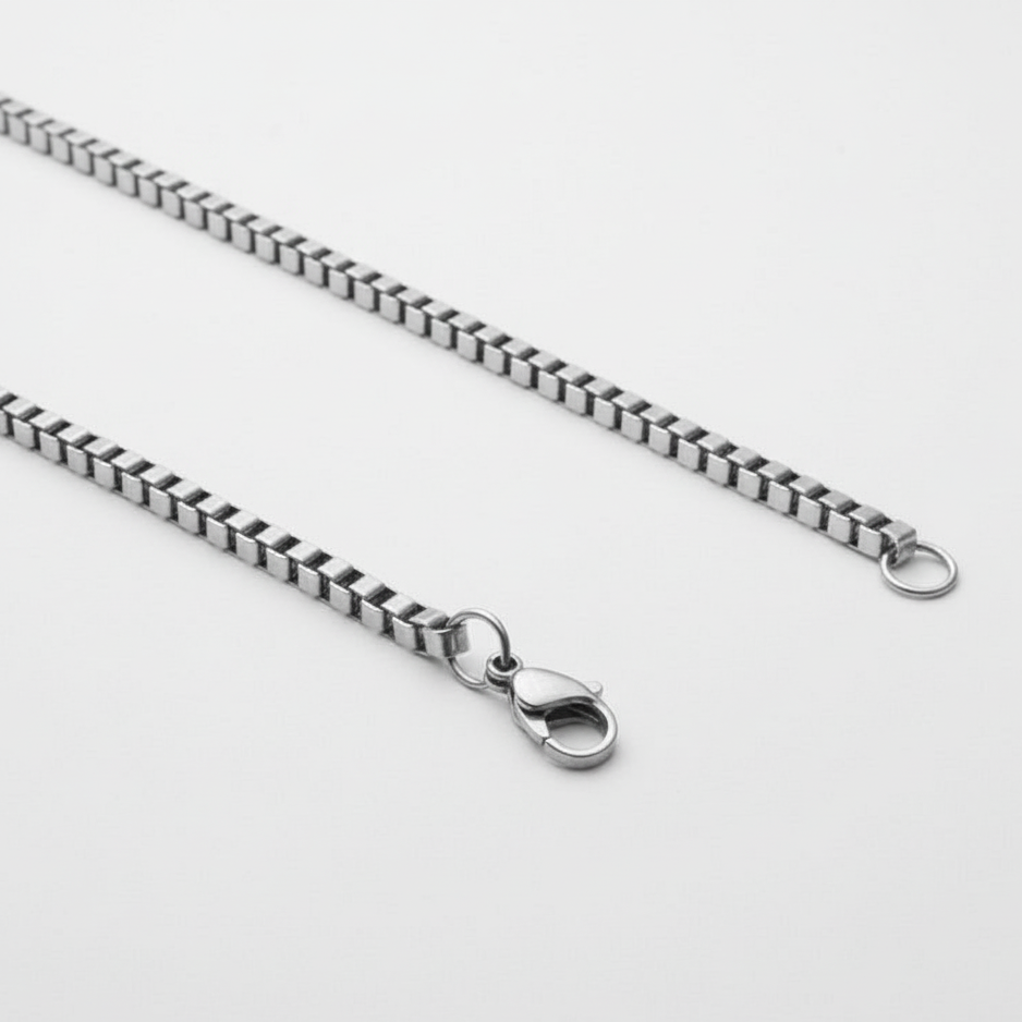 Titan Steel Box Necklace Chain for Men's