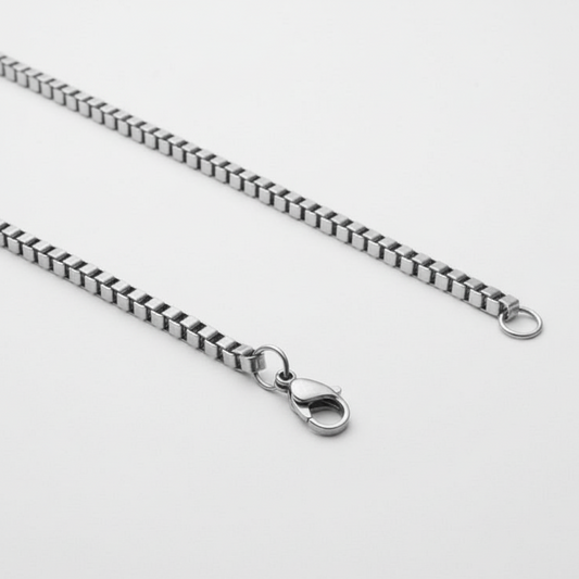 Titan Steel Box Necklace Chain for Men's