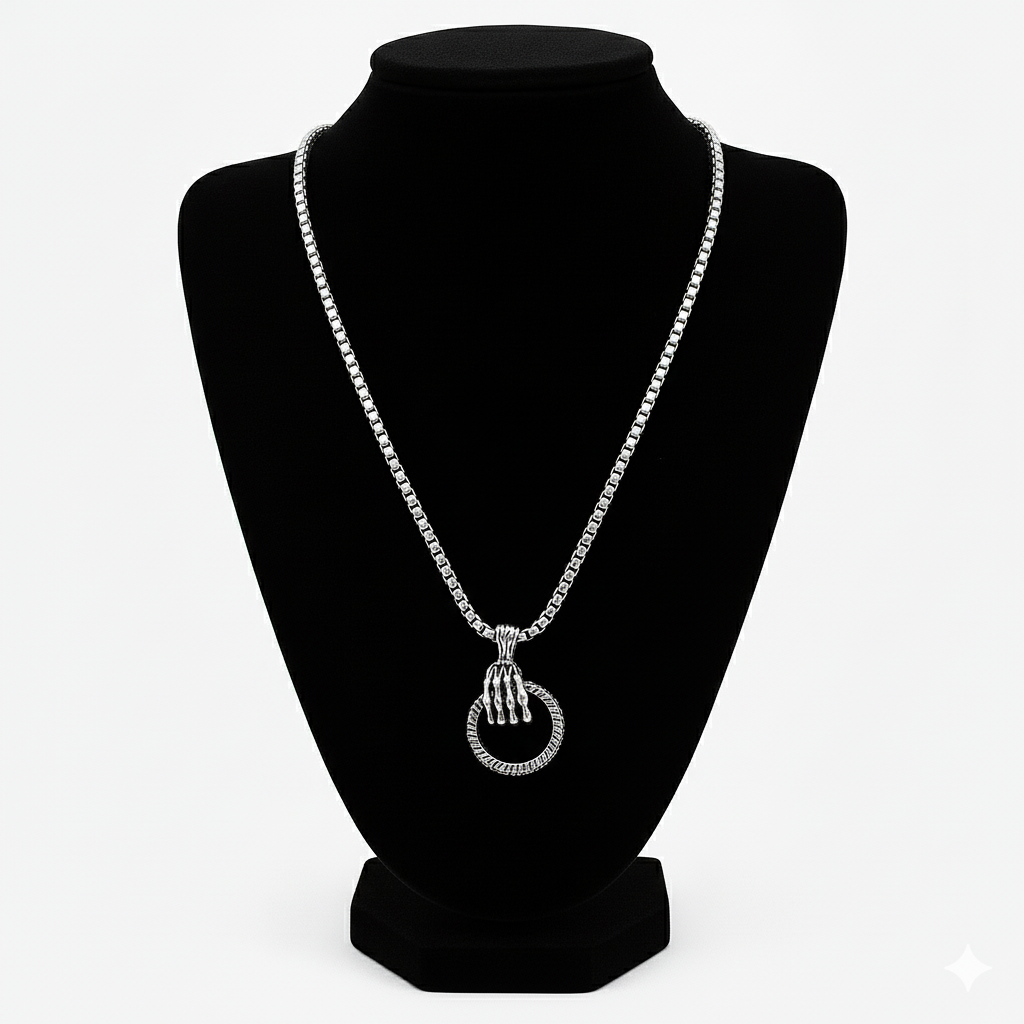 Skeleton Hold Loop Pendant for Men's