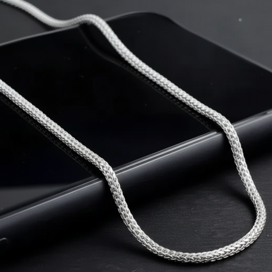 Apex Warrior Silver Necklace Chain for Men's
