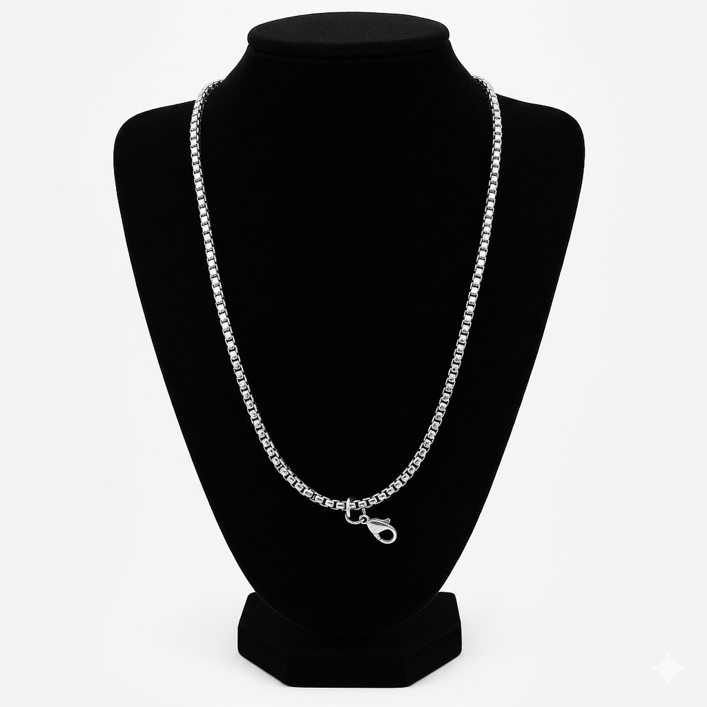 Titan Steel Box Necklace Chain for Men's