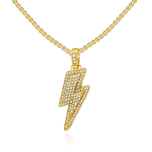 Flash Pendant Gold Plated for Men